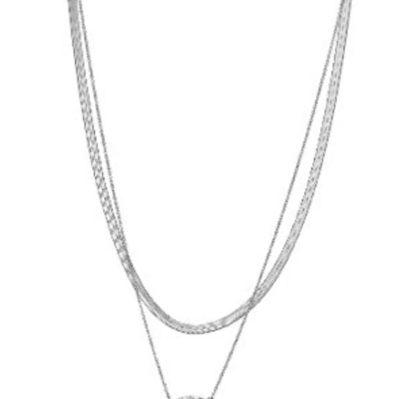 Nine West Women's silver tone necklace - Picture 3 of 3